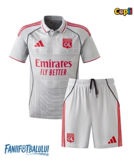 Olympique Lyonnais Echipament de Fotbal Replică 2025-26 Copii Treilea (+ Șorturi)